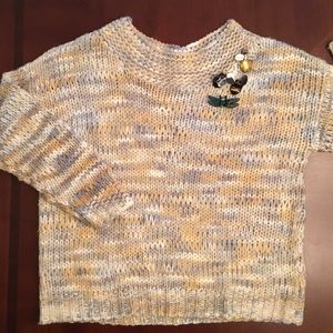 women’s oversized MOTH by Anthropologie knit sweater/  size M